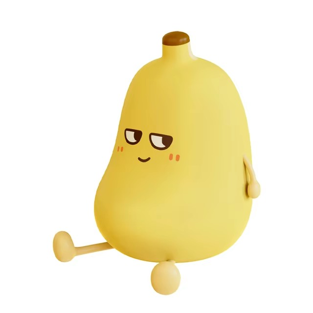 Benny Banana · Rechargeable & Touch-Activated Nightlight