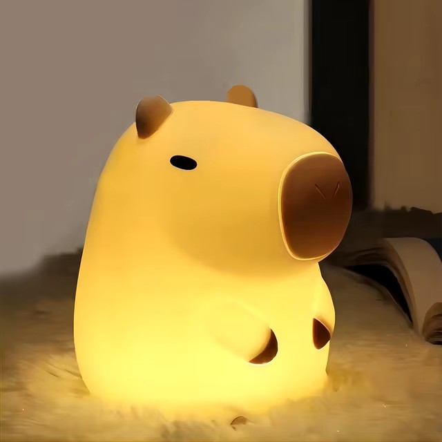 Cory Capybara · GlowPals · Rechargeable & Touch-Activated Nightlight