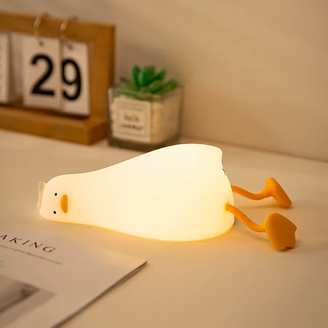 Dusty Duck · GlowPals · Rechargeable & Touch-Activated Nightlight
