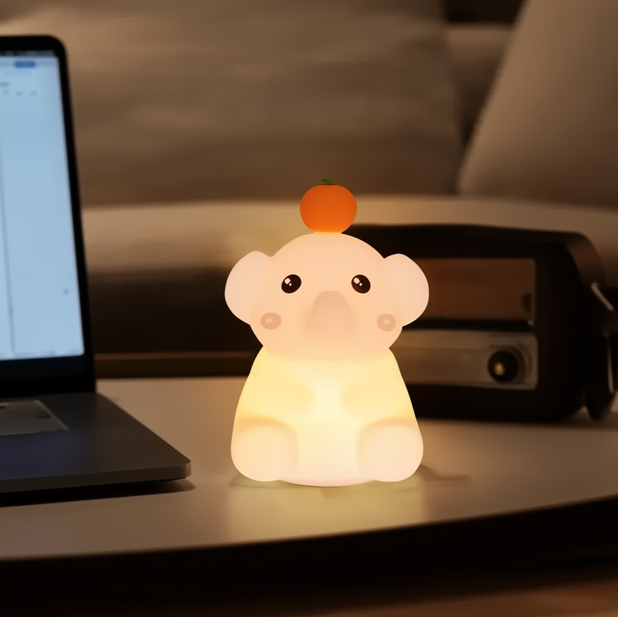 Ellis Elephant · GlowPals · Rechargeable & Touch-Activated Nightlight