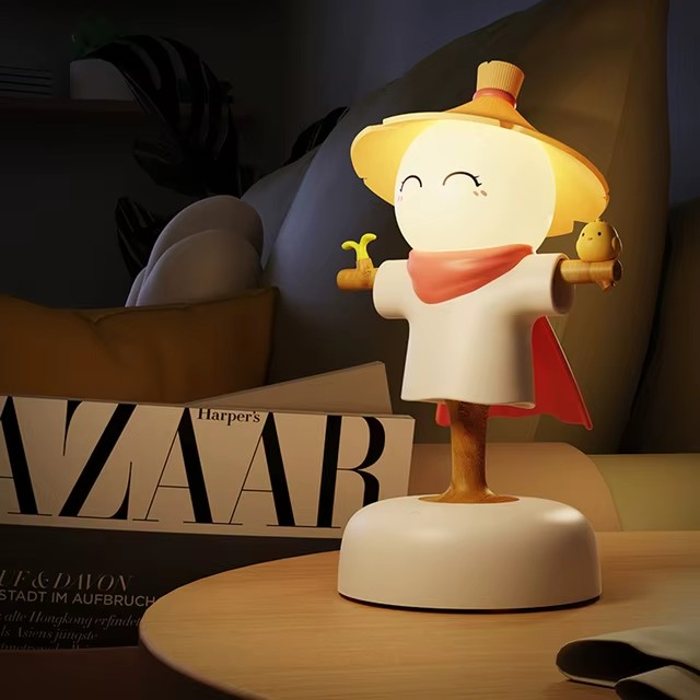 Finny the Friendly Scarecrow · GlowPals · Rechargeable & Touch-Activated Nightlight