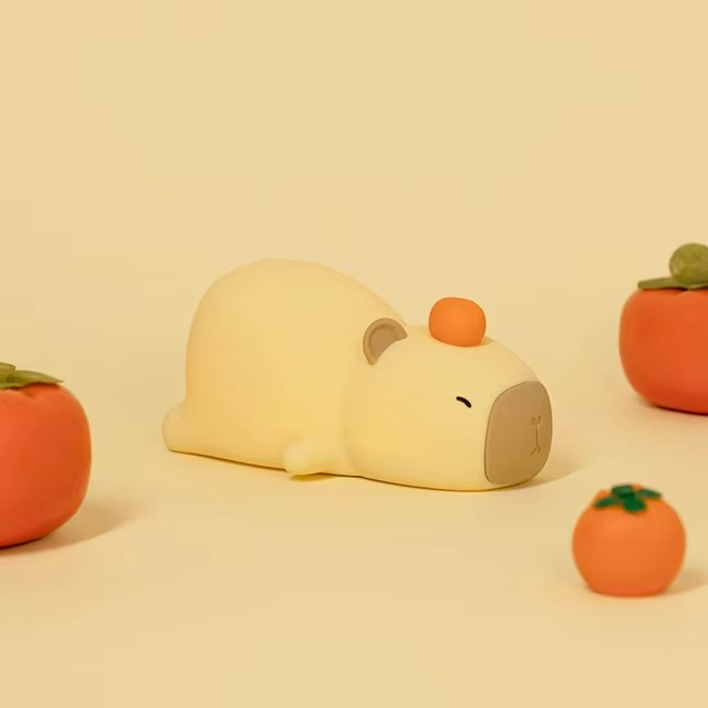 Lazy Capybara · GlowPals · Rechargeable & Touch-Activated Nightlight
