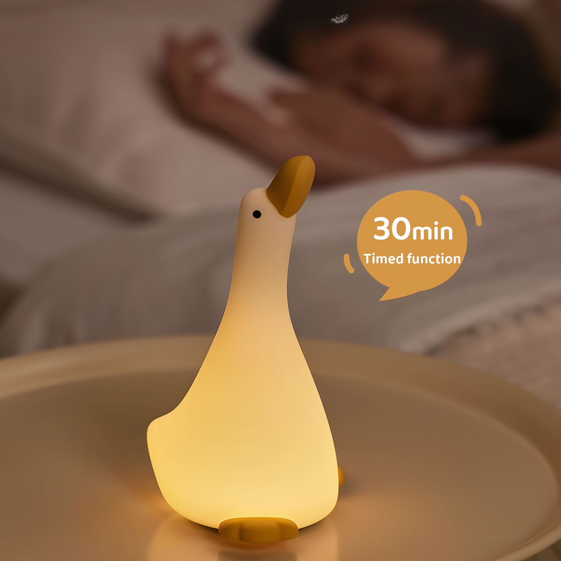 Lenny Long Goose · GlowPals · Rechargeable & Touch-Activated Nightlight