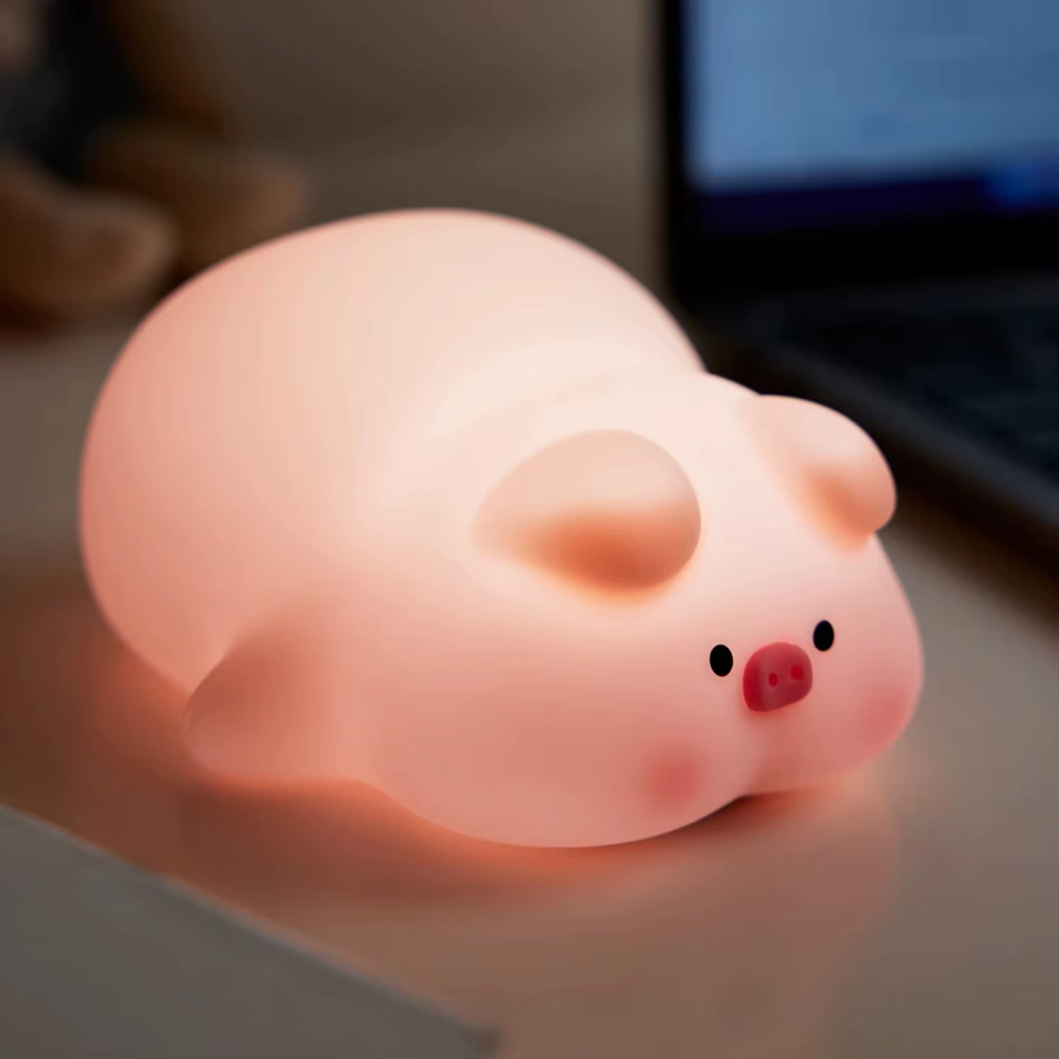 Pip Pig · GlowPals · Rechargeable & Touch-Activated Nightlight