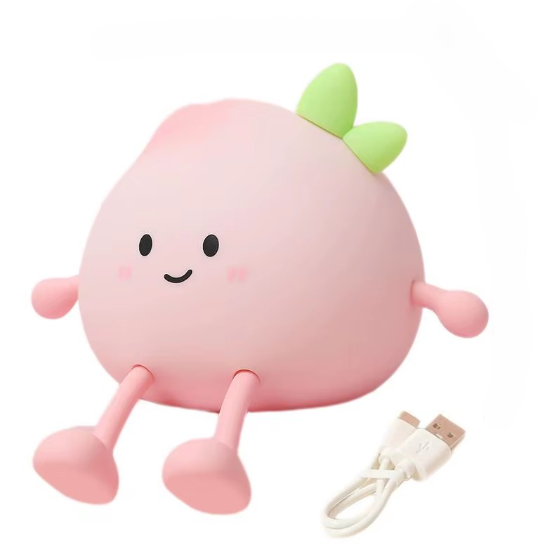 Piper Peach · GlowPals · Rechargeable & Touch-Activated Nightlight