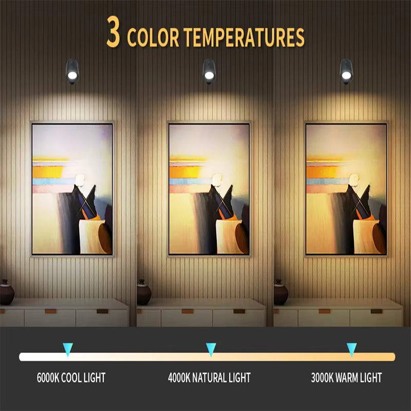MagLumina · Rechargeable Wall Light 360° Magnetic Rotation