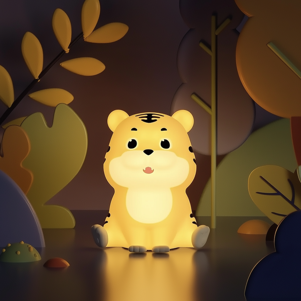 Terry Tigger · GlowPals · Rechargeable & Touch-Activated Nightlight