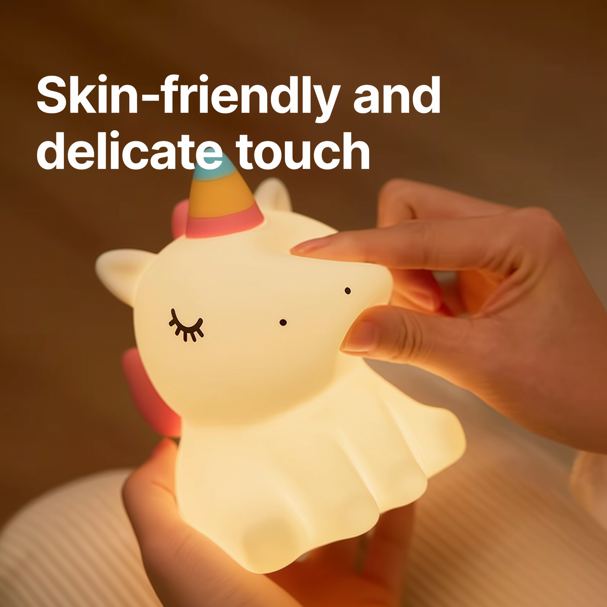 Umi Unicorn · GlowPals · Rechargeable & Touch-Activated Nightlight