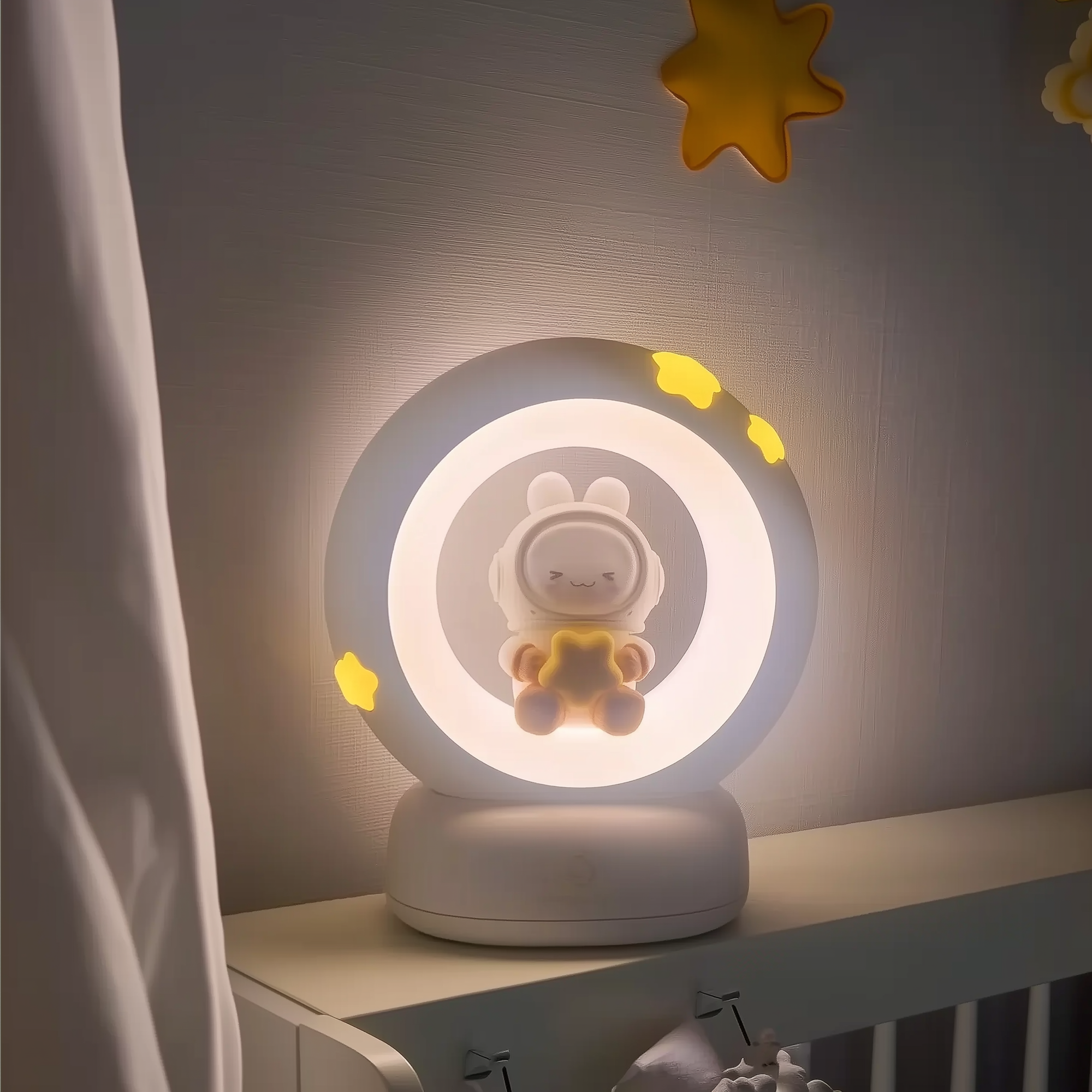 Lunar Glow AstroBunny · Dozzi · Rechargeable & Touch-Activated Bedside Lamp