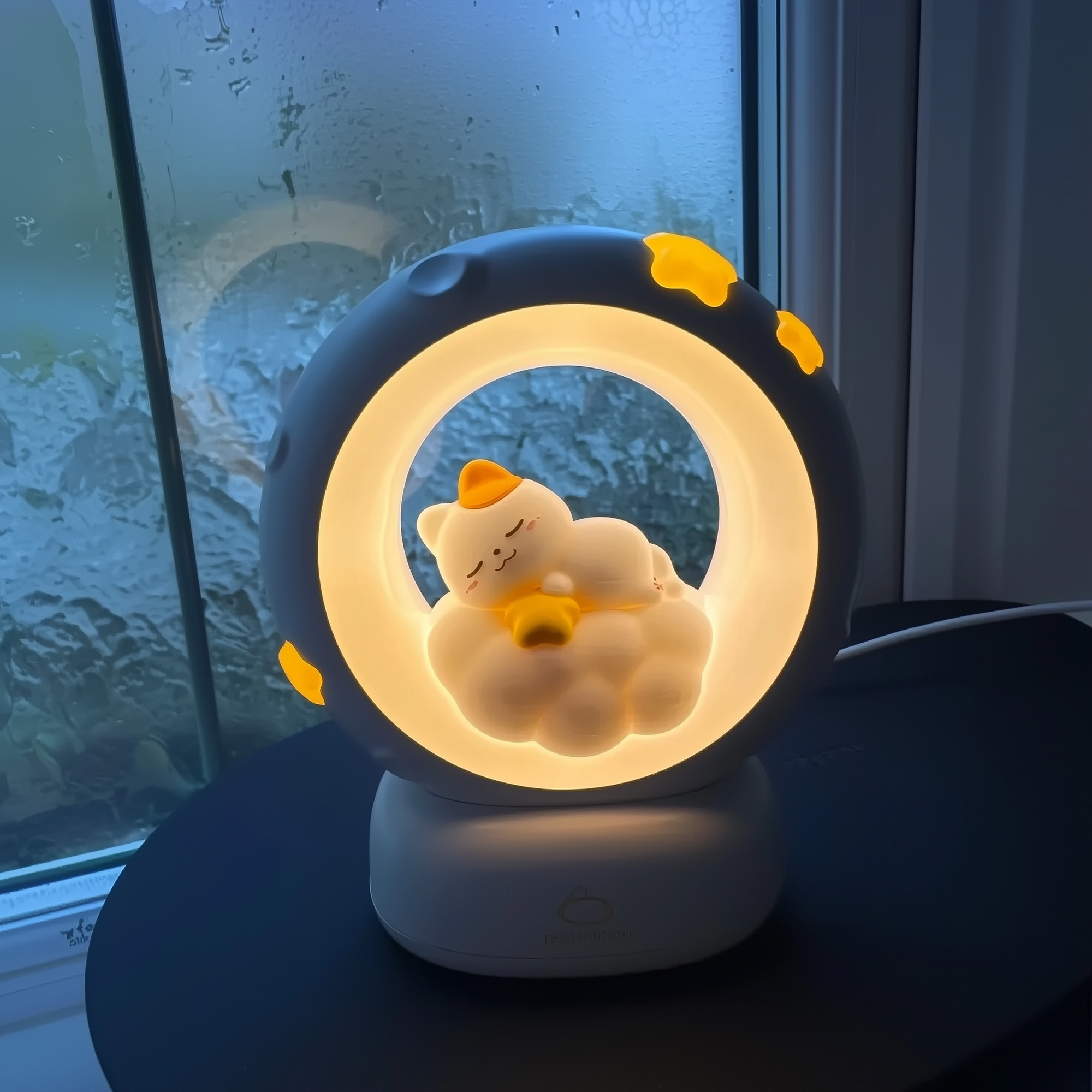 Lunar Glow Kitten · Dozzi · Rechargeable & Touch-Activated Bedside Lamp