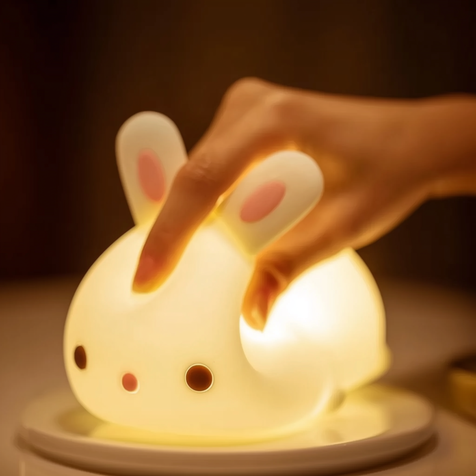 Burrow Bunny · GlowPals · Rechargeable & Touch-Activated Nightlight