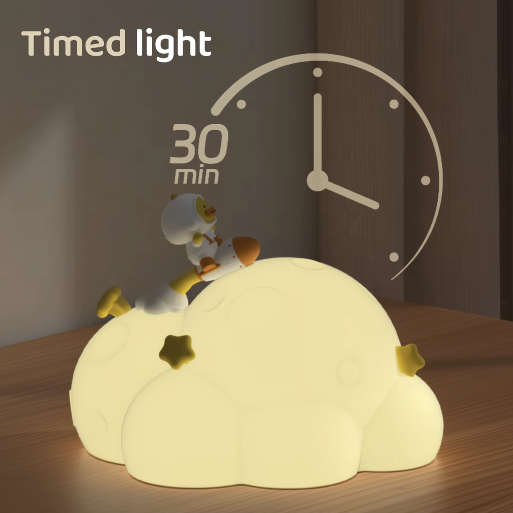 Astro Quack · GlowPals · Rechargeable & Touch-Activated Nightlight