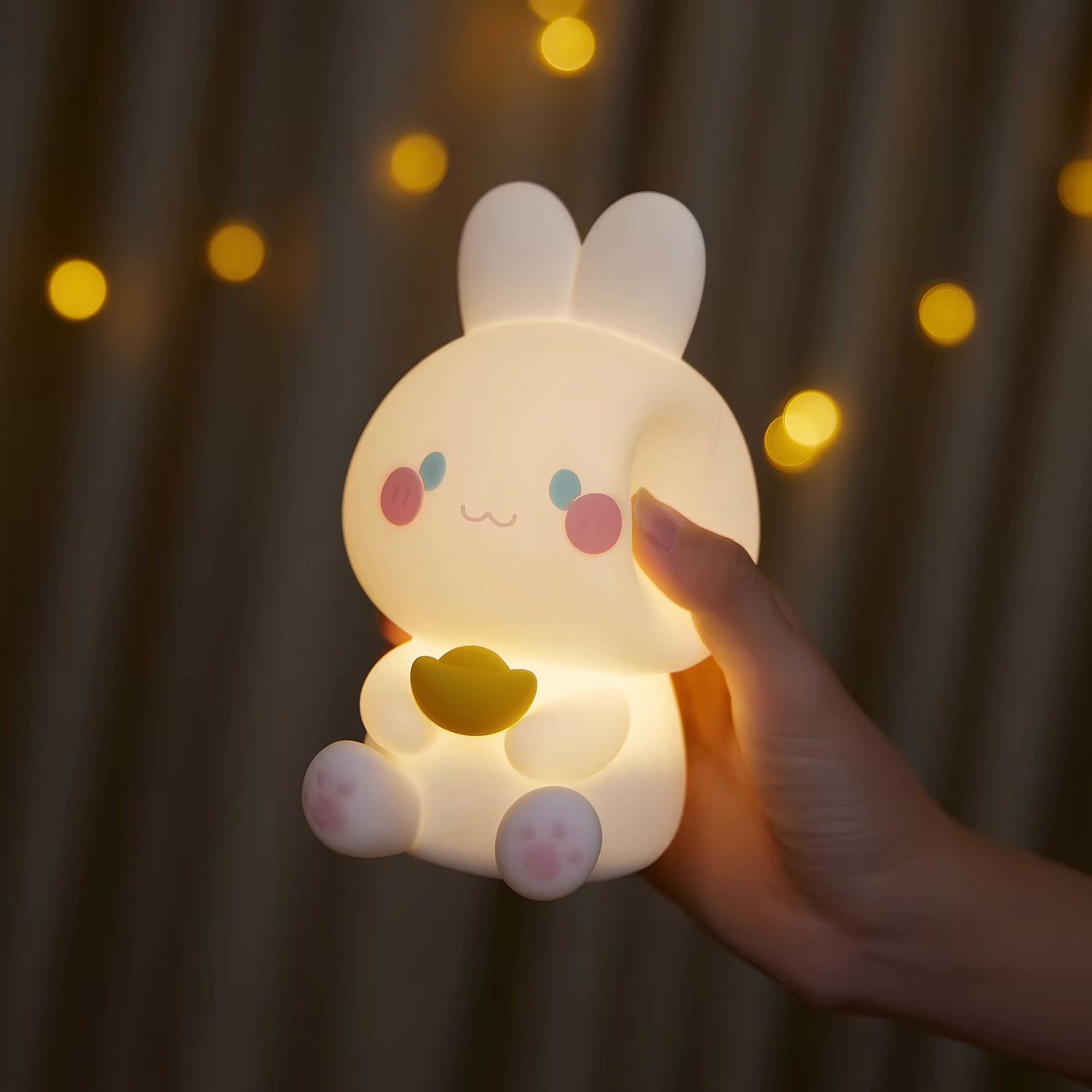 Rosie Rabbit · GlowPals · Rechargeable & Touch-Activated Nightlight