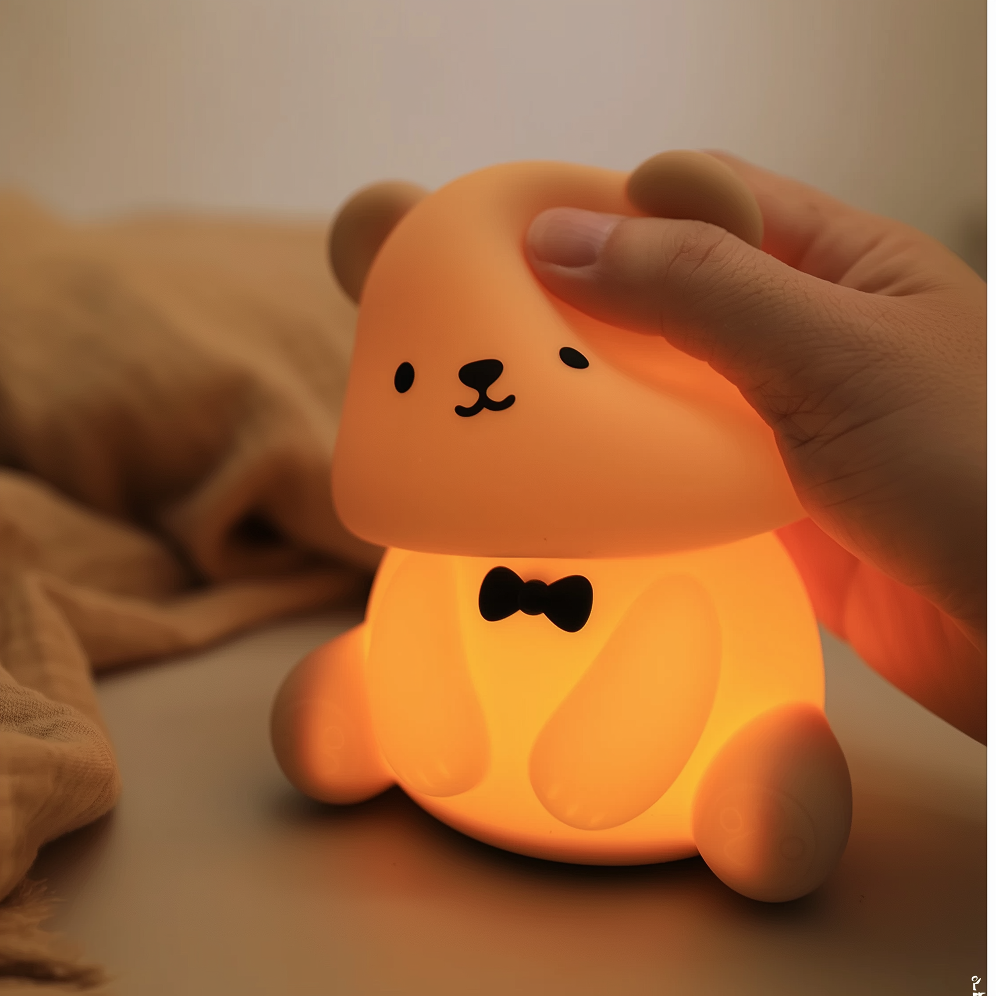 Tux the Bear · GlowPals · Rechargeable & Touch-Activated Nightlight