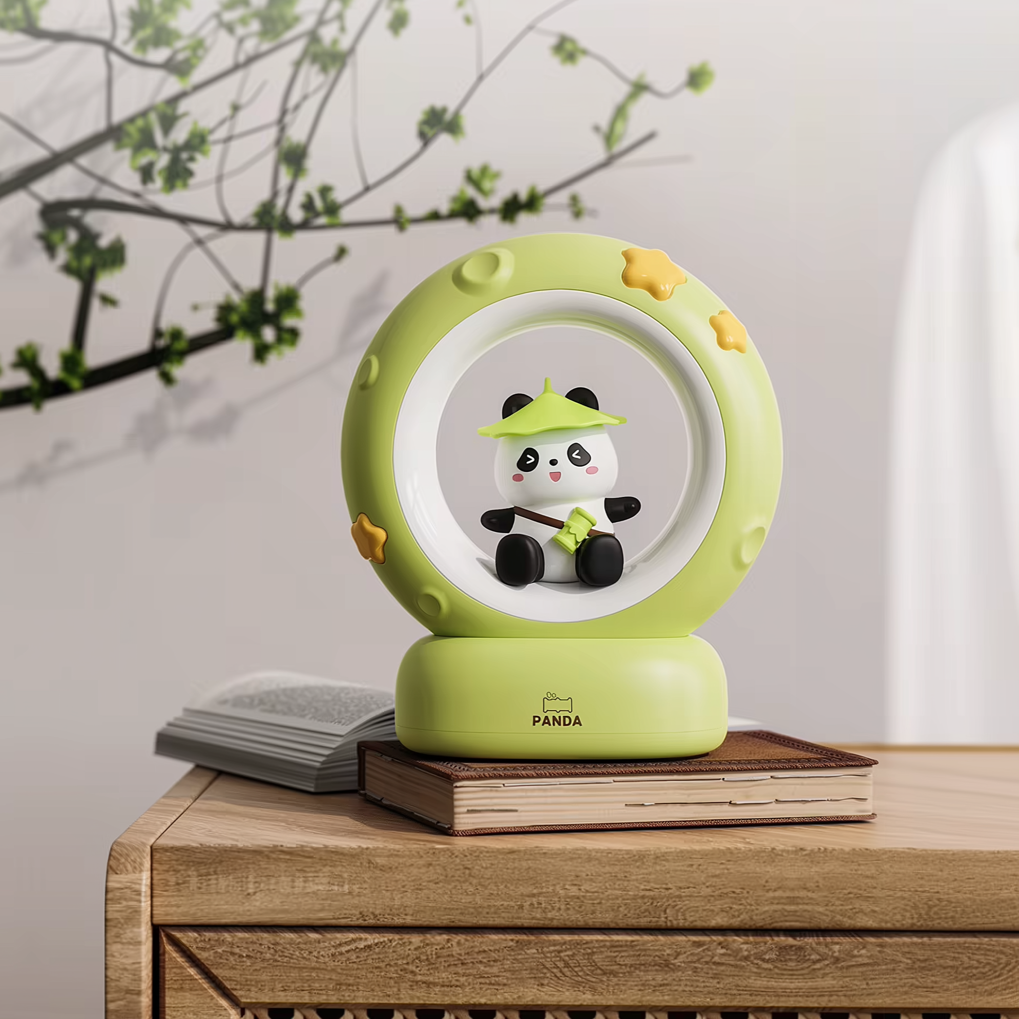 Lunar Glow Bear · Dozzi · Rechargeable & Touch-Activated Bedside Lamp