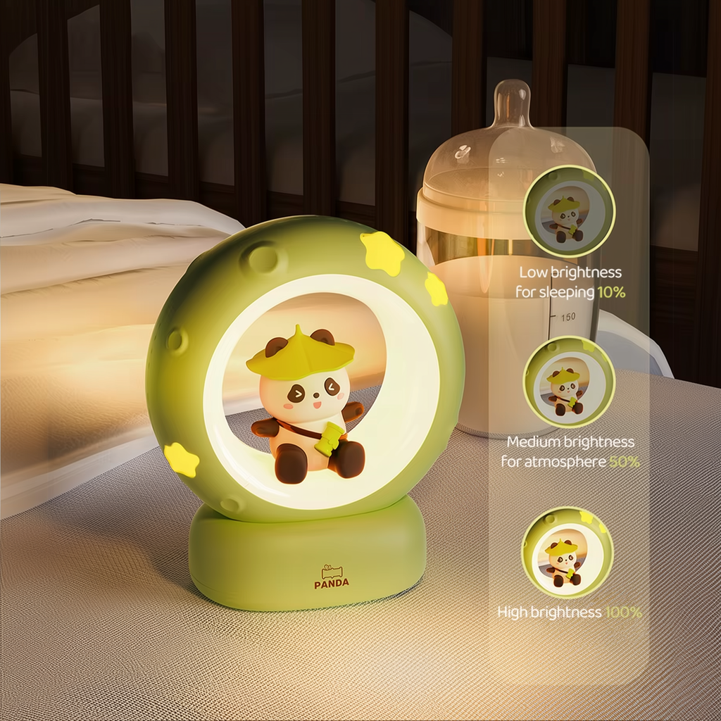 Lunar Glow Bear · Dozzi · Rechargeable & Touch-Activated Bedside Lamp